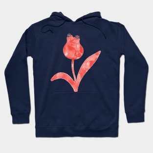 Cute Tulip love red cats hugging Hoodie